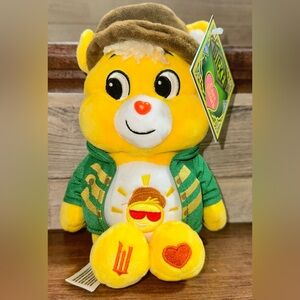 Cute 🥰 Wicked Care Bear Funshine Bear Scarecrow Plush Limited Edition